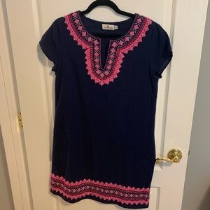 Vineyard Vines Embroidered Shift Dress
